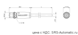 Разъем с кабелем Balluff BCC M41C-0000-2A-049-PX0C25-020 - Разъем с кабелем Balluff BCC M41C-0000-2A-049-PX0C25-020