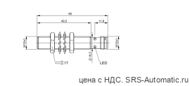 Индуктивный датчик Balluff BES M12MI-PAC40B-S04G - Индуктивный датчик Balluff BES M12MI-PAC40B-S04G