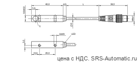 Индуктивный датчик Balluff BES Q08ZC-PSC20B-BP00,5-GS49 - Индуктивный датчик Balluff BES Q08ZC-PSC20B-BP00,5-GS49