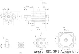 Aventics Компактный цилиндр ISO 21287, Cерия CCI – R422001705 - Aventics Компактный цилиндр ISO 21287, Cерия CCI – R422001705