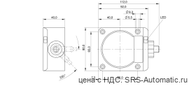 Индуктивный датчик Balluff BES Q80KA-PAC50B-S04Q-U - Индуктивный датчик Balluff BES Q80KA-PAC50B-S04Q-U