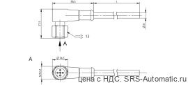 Разъем с кабелем Balluff BCC S4C5-0000-1A-017-YX8534-300-C009 - Разъем с кабелем Balluff BCC S4C5-0000-1A-017-YX8534-300-C009