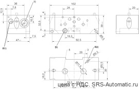 Aventics Входная плита – 8985121502 - Aventics Входная плита – 8985121502