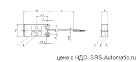 Емкостной датчик уровня Balluff BCS R08RRE-NSMFHC-EP02 - Емкостной датчик уровня Balluff BCS R08RRE-NSMFHC-EP02