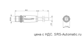 Разъем с кабелем Balluff BCC M415-0000-2A-030-VS85N6-020 - Разъем с кабелем Balluff BCC M415-0000-2A-030-VS85N6-020