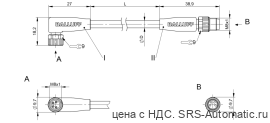 Соединительный кабель Balluff BCC M324-M314-30-606-PX0434-006 - Соединительный кабель Balluff BCC M324-M314-30-606-PX0434-006