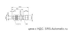 Индуктивный датчик Balluff BES M08ED-PSC25F-S04G - Индуктивный датчик Balluff BES M08ED-PSC25F-S04G