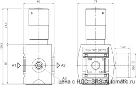Aventics Регулирующий клапан, Cерия AS3-RGS-…-E11 – R412007099 - Aventics Регулирующий клапан, Cерия AS3-RGS-…-E11 – R412007099