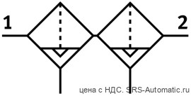 Festo LFMBA-1/2-D-MAXI-A Блок фильтров - Festo LFMBA-1/2-D-MAXI-A Блок фильтров