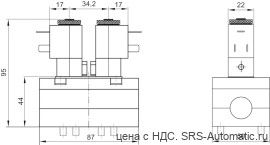 Aventics 5/3-пневмораспределитель, Cерия 581, размер 2 – 5812523200 - Aventics 5/3-пневмораспределитель, Cерия 581, размер 2 – 5812523200
