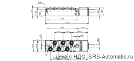 Распределительная коробка Balluff BPI 6M3030-5K-B0-KPX80-050 - Распределительная коробка Balluff BPI 6M3030-5K-B0-KPX80-050