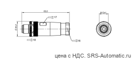 Разъем Balluff BCC M434-0000-2A-000-51X475-000 - Разъем Balluff BCC M434-0000-2A-000-51X475-000