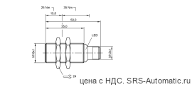 Индуктивный датчик Balluff BES M18MF-GSC70B-S04K - Индуктивный датчик Balluff BES M18MF-GSC70B-S04K