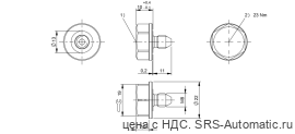 Транспондер RFID Balluff BIS M-143-02/A-M6-PK - Транспондер RFID Balluff BIS M-143-02/A-M6-PK