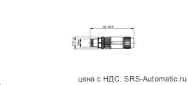 Разъем Balluff BKS-S218-RT14 - Разъем Balluff BKS-S218-RT14