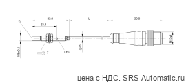 Индуктивный датчик Balluff BES M05ED-PSC50F-EP00,3-GS04 - Индуктивный датчик Balluff BES M05ED-PSC50F-EP00,3-GS04