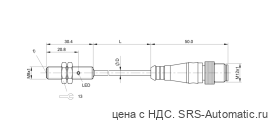 Индуктивный датчик Balluff BES M08EE-PSH15B-EP01,5-GS04 - Индуктивный датчик Balluff BES M08EE-PSH15B-EP01,5-GS04