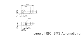 Индуктивный датчик Balluff BES Q08MEC-PSC20B-S49G - Индуктивный датчик Balluff BES Q08MEC-PSC20B-S49G