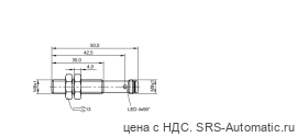 Индуктивный датчик Balluff BES M08EE1-PSC20B-S49G-S01 - Индуктивный датчик Balluff BES M08EE1-PSC20B-S49G-S01