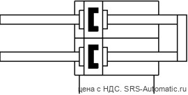 Festo DPZ-32-40-P-A-S2 Цилиндр с направляющими - Festo DPZ-32-40-P-A-S2 Цилиндр с направляющими