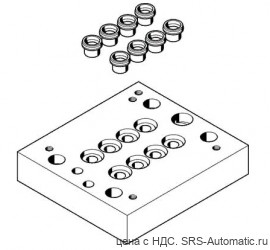 Festo CPV14-VI-P4-1/8-C Плита монтажная - Festo CPV14-VI-P4-1/8-C Плита монтажная