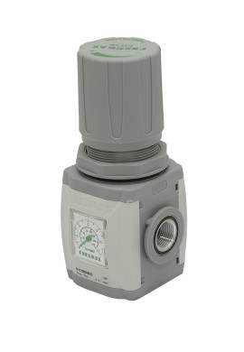 T173BRMB - Регулятор давления модульного монтажа, G1/2", 0...4бар, 3600 нл/мин, технополимер, поток СЛЕВА НАПРАВО, встроенный манометр - T173BRMB - Регулятор давления модульного монтажа, G1/2", 0...4бар, 3600 нл/мин, технополимер, поток СЛЕВА НАПРАВО, встроенный манометр