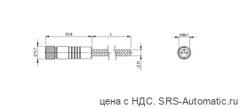 Разъем с кабелем Balluff BCC W313-0000-10-001-MW8334-030 - Разъем с кабелем Balluff BCC W313-0000-10-001-MW8334-030