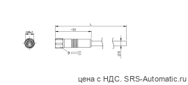 Разъем с кабелем Balluff BCC S394-0000-10-003-VX04T4-050 - Разъем с кабелем Balluff BCC S394-0000-10-003-VX04T4-050