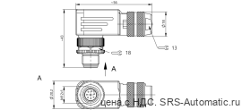 Разъем Balluff BCC M488-0000-2A-000-01X850-000 - Разъем Balluff BCC M488-0000-2A-000-01X850-000