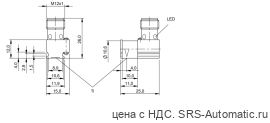 Магнитный датчик для цилиндра Balluff BMF 32M-PS-W-2-S4 - Магнитный датчик для цилиндра Balluff BMF 32M-PS-W-2-S4