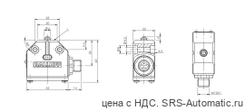 Одиночный выключатель Balluff BNS 819-100-K-12-S80 - Одиночный выключатель Balluff BNS 819-100-K-12-S80