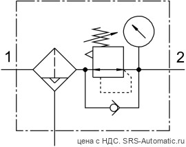 Festo LFRS-3/4-D-MAXI-A Фильтр-регулятор - Festo LFRS-3/4-D-MAXI-A Фильтр-регулятор
