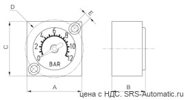 Aventics Манометры, Cерия PG1-INT – R412014761 - Aventics Манометры, Cерия PG1-INT – R412014761
