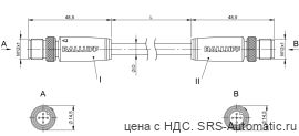 Соединительный кабель Balluff BCC M415-M415-6A-330-PS85N6-020 - Соединительный кабель Balluff BCC M415-M415-6A-330-PS85N6-020