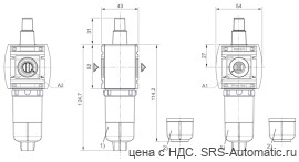 Aventics Микро-масленка для масляного тумана, Cерия AS1-LBM – R412014624 - Aventics Микро-масленка для масляного тумана, Cерия AS1-LBM – R412014624