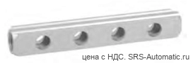 6.10.18.25/5 - Коллекторная планка, 5 мест, 25мм между центрами отверстий - 6.10.18.25/5 - Коллекторная планка, 5 мест, 25мм между центрами отверстий
