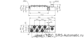 Распределительная коробка Balluff BPI 6M303P-5K-B0-SM48T - Распределительная коробка Balluff BPI 6M303P-5K-B0-SM48T