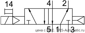 Festo MDH-5/2-3/4-D-4-24DC Распределитель - Festo MDH-5/2-3/4-D-4-24DC Распределитель