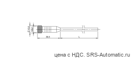 Разъем с кабелем Balluff BKS-S 48-15-CP-10 - Разъем с кабелем Balluff BKS-S 48-15-CP-10