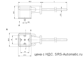 Разъем с кабелем Balluff BCC VA04-0000-10-053-PX0350-100 - Разъем с кабелем Balluff BCC VA04-0000-10-053-PX0350-100