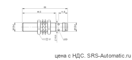 Индуктивный датчик Balluff BES M12MG1-NOC60B-S04G - Индуктивный датчик Balluff BES M12MG1-NOC60B-S04G