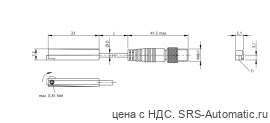 Магнитный датчик для цилиндра Balluff BMF 315M-PS-W-2-S49-00,3 - Магнитный датчик для цилиндра Balluff BMF 315M-PS-W-2-S49-00,3