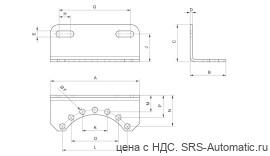 Aventics Крепежный уголок, Cерия MU1-MBR-…-W02 – R412004873 - Aventics Крепежный уголок, Cерия MU1-MBR-…-W02 – R412004873
