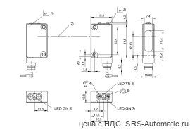 Оптический датчик Balluff BOS 5K-PU-LX10-S75 - Оптический датчик Balluff BOS 5K-PU-LX10-S75