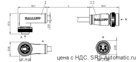Соединительный кабель Balluff BCC A325-A315-30-330-VS85N6-200 - Соединительный кабель Balluff BCC A325-A315-30-330-VS85N6-200