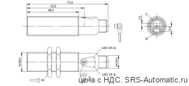 Оптический датчик Balluff BOS 18M-NA-RD20-S4 - Оптический датчик Balluff BOS 18M-NA-RD20-S4