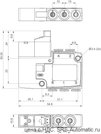 Aventics 5/2-пневмораспределитель, Cерия LS04-XS – R422103557 - Aventics 5/2-пневмораспределитель, Cерия LS04-XS – R422103557