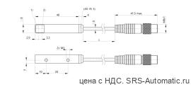 Оптический датчик Balluff BOS Q08M-NO-PR20-00,2-S49 - Оптический датчик Balluff BOS Q08M-NO-PR20-00,2-S49