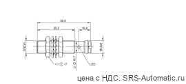 Индуктивный датчик Balluff BES M12MF-GOC30B-S04G - Индуктивный датчик Balluff BES M12MF-GOC30B-S04G