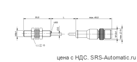 Индуктивный датчик Balluff BES 516-377-E3-C-S4-PU-00,3 - Индуктивный датчик Balluff BES 516-377-E3-C-S4-PU-00,3